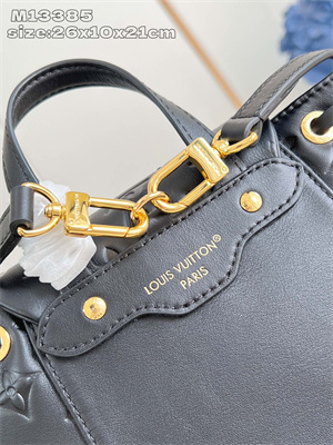 L.V Coussin Backpack PM Lambskin Leather Black M13357