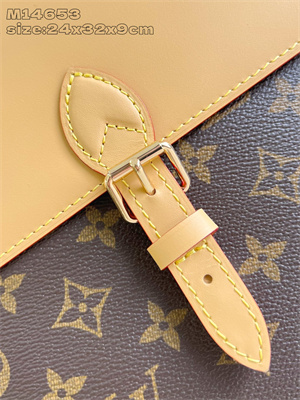 L.V Soho MM Backpack Coated canvas & Cowhide-leather M14653