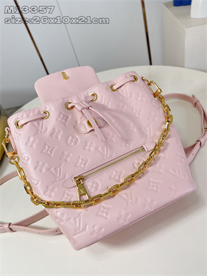 L.V Coussin Backpack PM Lambskin Leather Jasmine Pink M13357