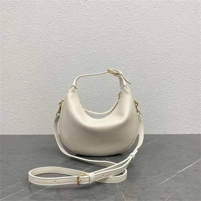 Celine Teen Lulu IN SUPPLE GRAINED CALFSKIN In Rice Color