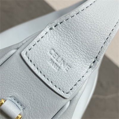 Celine Teen Lulu IN SUPPLE GRAINED CALFSKIN In Glacier Color