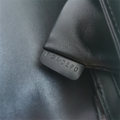 Celine Classique Triomphe Bag In Shiny Calfskin All Black Color