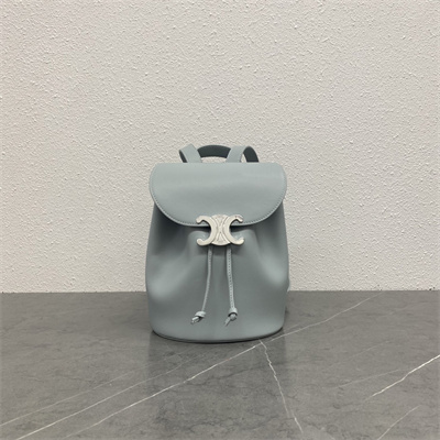 Celine Backpack Bonnie IN Smooth Calfskin Ice Blue Color