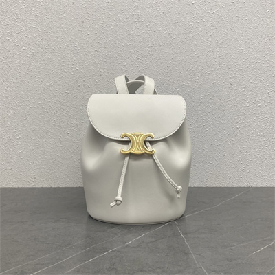Celine Backpack Bonnie IN Smooth Calfskin Rice Color