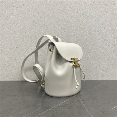 Celine Backpack Bonnie IN Smooth Calfskin Rice Color