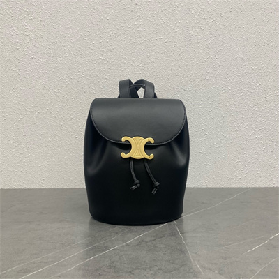 Celine Backpack Bonnie IN Smooth Calfskin Black Color