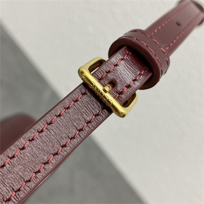 Celine TEEN LOLA in shiny calfskin Bordeaux Color