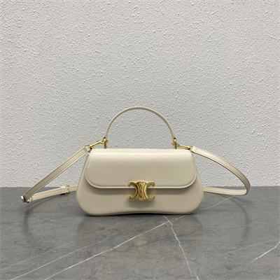 Celine TEEN LOLA in shiny calfskin Cream Color