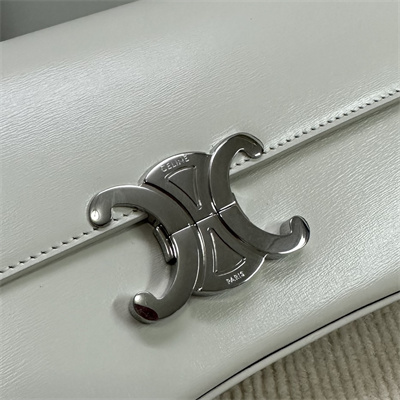 Celine Medium LOLA In Shinny Calfskin White