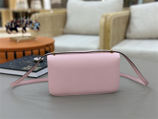 Constance Elan Epsom Leather  Gold/Silver Tone Hardware Sakura Pink Color HS(With Mirror)