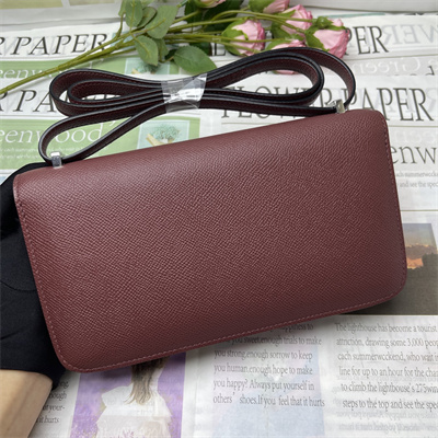 Constance Elan Epsom Leather  Gold/Silver Tone Hardware Bordeaux Color HS(With Mirror)