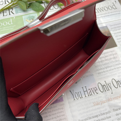 Constance Elan Epsom Leather  Gold/Silver Tone Hardware Red Color HS(With Mirror)