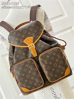 L.V Montsouris Cargo Backpack G69  Monogram Canvas M14015