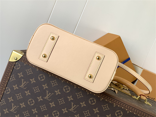 L.V X TM Alma BB Bag Multicolors Monogram Canvas White M13078