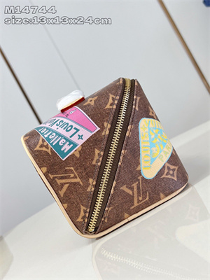 L.V Toiletry Bag 2 compartments Monogram coated canvas M14744