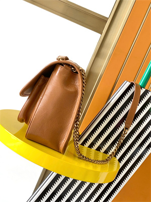 Y.S.L NIKI MEDIUM In Vintage Leather Brown Color