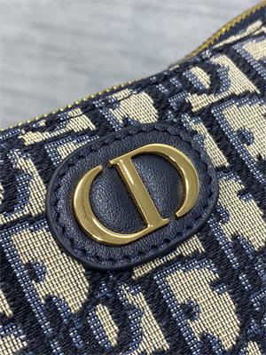 CD 30 Montaigne Wanderlust Mini Bag Blue Dior Oblique Jacquard and Smooth Calfskin