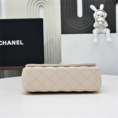 Chanel 25s Top Handle Bag Gold Tone Metal Chai AS5554