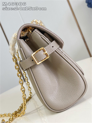 LV Anytime Flap Bag Monogram Empreinte leather Tourterelle M14973