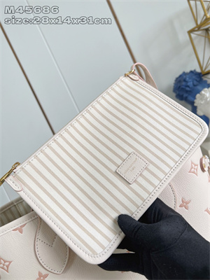 L.V Neverful MM Monogram Empreinte Leather Eden M14285