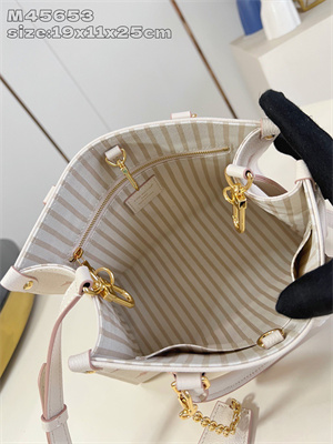 L.V ONTHEGO PM Monogram Empreinte Leather Eden M14403