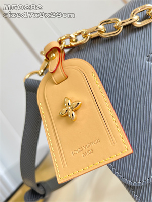 LV Twist MM Bag Epi grained cowhide leather Gray M14059