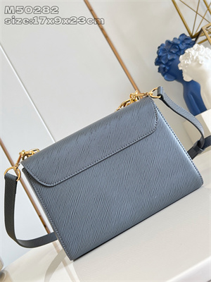 LV Twist MM Bag Epi grained cowhide leather Gray M14059