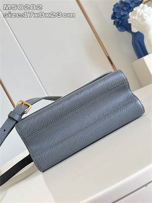 LV Twist MM Bag Epi grained cowhide leather Gray M14059