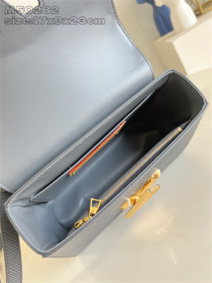 LV Twist MM Bag Epi grained cowhide leather Gray M14059