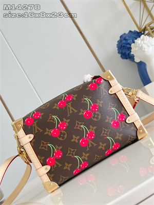L.V X TM SIDE TRUNK MM Monogram Cherry coated canvas  M14278