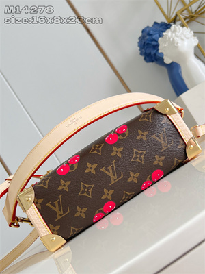 L.V X TM SIDE TRUNK MM Monogram Cherry coated canvas  M14278