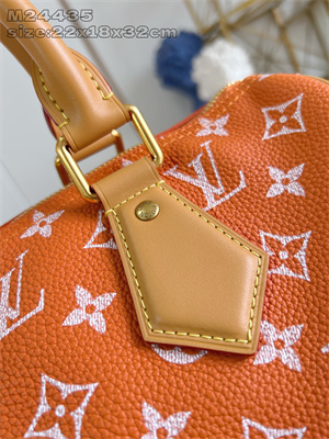 L.V Speedy P9 Bandoulière 30 Monogram Soft Calfskin Orange