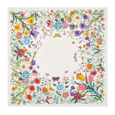 Gucci Square Silk Scarf 38542