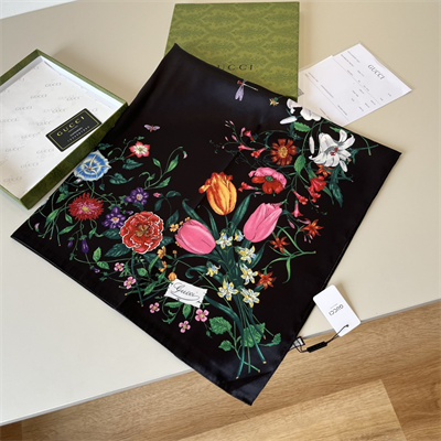 Gucci Square Silk Scarf 38543