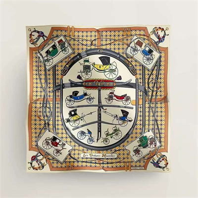 Hermes Square Silk Scarf 38548