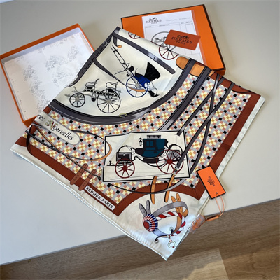 Hermes Square Silk Scarf 38548