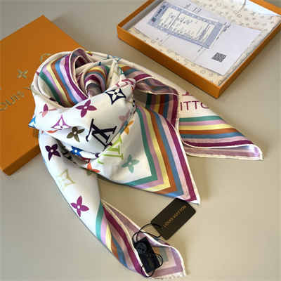 LV Square Silk Scarf 38554