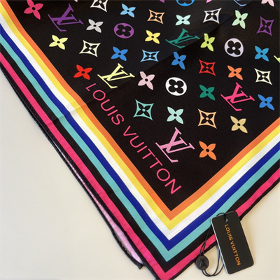 LV Square Silk Scarf 38555