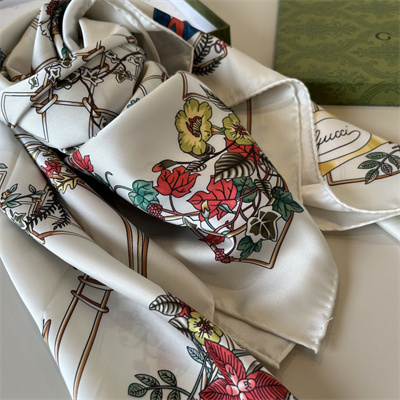 Gucci Square Silk Scarf 38557