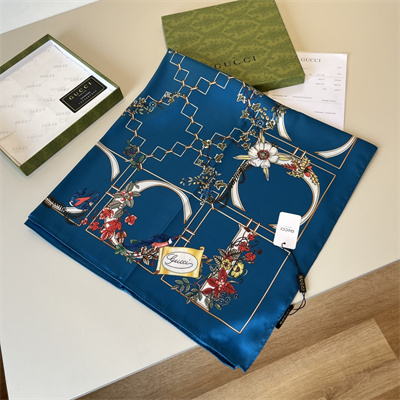 Gucci Square Silk Scarf 38559