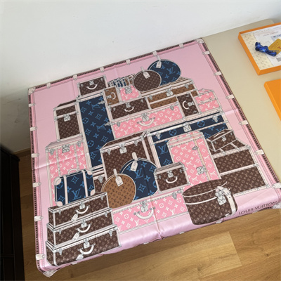 LV Square Silk Scarf 38564