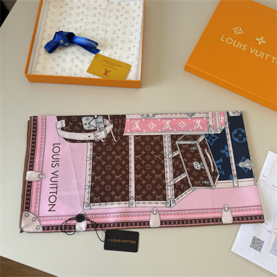 LV Square Silk Scarf 38564