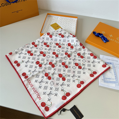 LV Square Silk Scarf 38565
