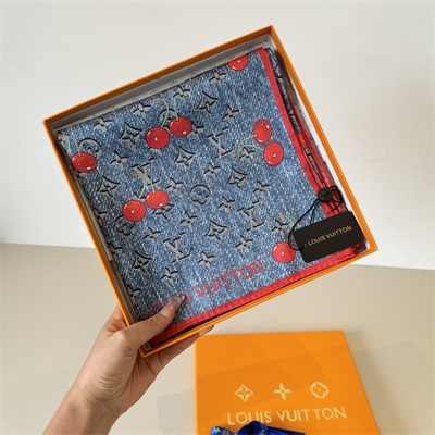 LV Square Silk Scarf 38568
