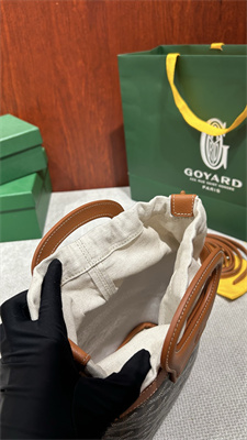 Goyard Beluga Mini Bag Goyardine Canvas & Chevroches Calfskin Black &Tan