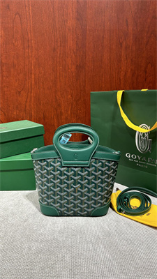 Goyard Beluga Mini Bag Goyardine Canvas & Chevroches Calfskin Green