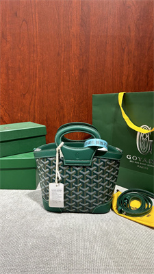 Goyard Beluga Mini Bag Goyardine Canvas & Chevroches Calfskin Green