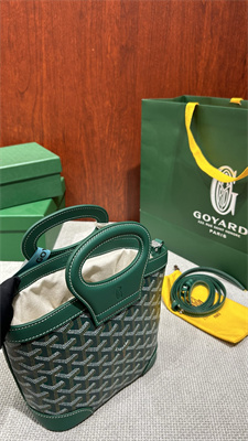 Goyard Beluga Mini Bag Goyardine Canvas & Chevroches Calfskin Green