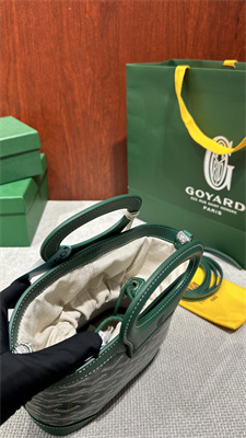 Goyard Beluga Mini Bag Goyardine Canvas & Chevroches Calfskin Green