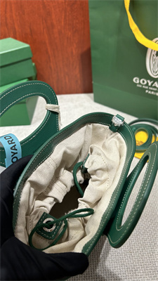 Goyard Beluga Mini Bag Goyardine Canvas & Chevroches Calfskin Green